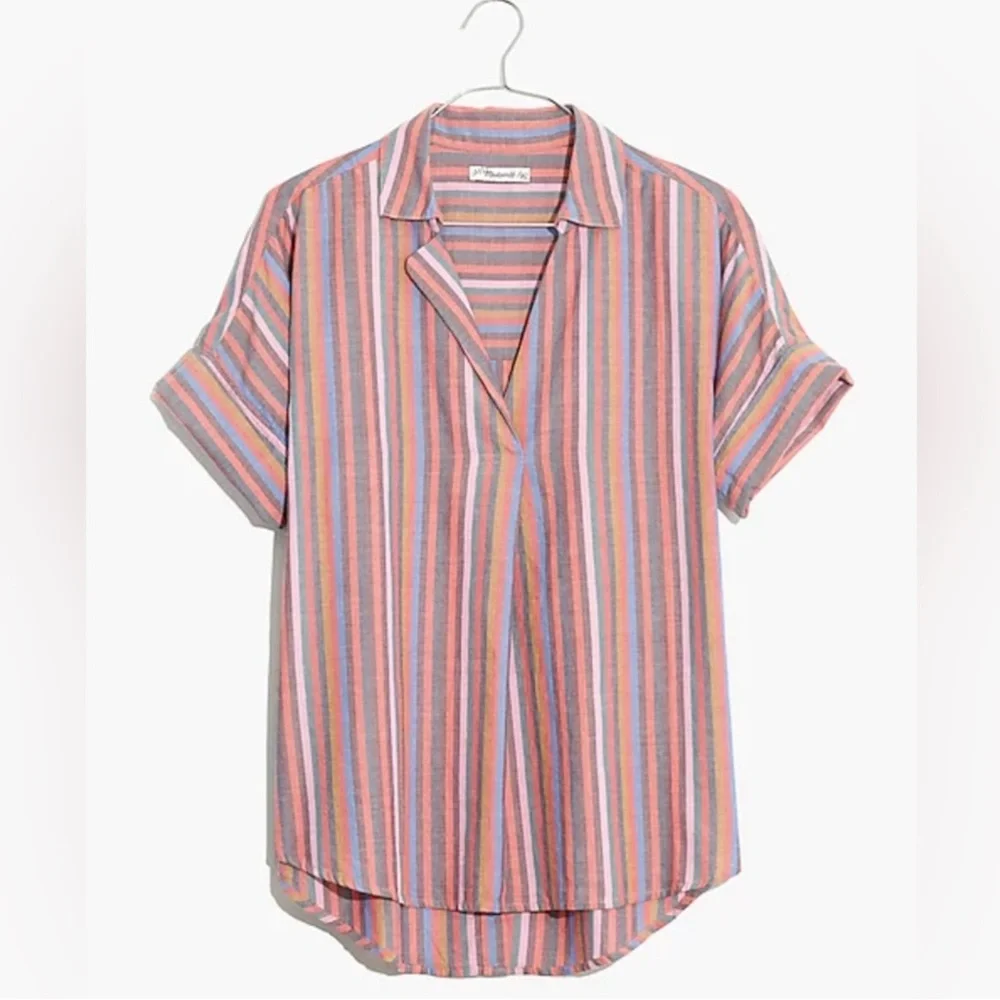 Madewell Rainbow Shirt - Size M - Picture 4 of 10